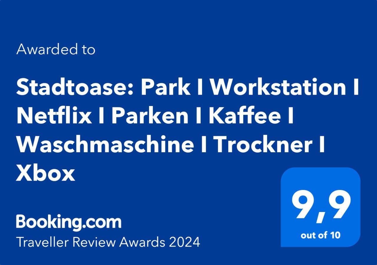 Dnd Stadtoase I Park I Workstation I Netflix I Parken I Kaffee I Waschmaschine I Trockner I Xbox Würzburg Exterior foto